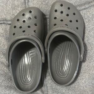 Size 5 men's or Women's 7 Gray Crocs